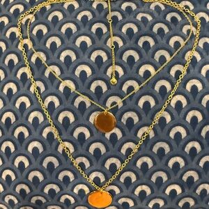 NWT J. Crew Gold Layered Coin Necklace